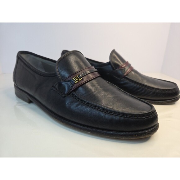 Church\'s Turin Mens Black Leather Penny Loafers 9.5 F Handmade in Italy EUC main image 9